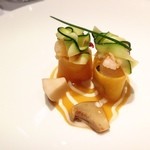 レストラン サンパウ - オマール、マンチェゴソース