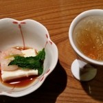 横浜 瀬里奈 浪漫茶屋 - 2015.12　梅酒と先付