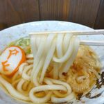 立山そば - 白海老天うどん400円