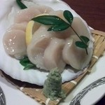 えんや - ホタテのお刺身