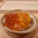 鮨わたなべ - いくら＆雲丹