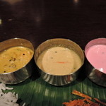 Spice&Dining KALA - カボチャのクートゥ、パインカーラン、ビーツアチャディ