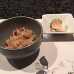 鉄板焼 馨 - ガーリックライス