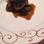 鉄板焼 馨 - フォアグラ香味海苔ソース