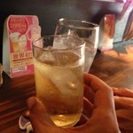 サッチモ - H.28.1.4.昼 ハイボール vs 水 de 乾杯♪