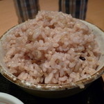 おやさい健究所 - 五穀米が出て来ます！大盛り無料です！（嬉）