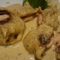 旬菜ステーキ処 らいむらいと - 2015.12チーズはさみ揚げUPで。