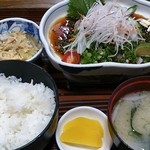 御食事処 あしずり - 「さばタタキ定食」（1,300円）