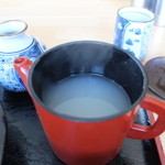 そば処　うえだ - 蕎麦湯