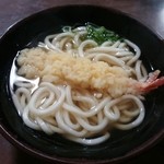 三玉亭 - 天ぷらうどん＠７００円【2016.1】