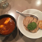 つけ麺 五ノ神製作所 - 妻のつけ麺です。