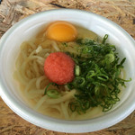 讃州手打ちうどん 我龍 - 明太釜玉500円