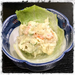 十八番 - お通しのポテサラ。