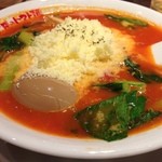 太陽のトマト麺 - 太陽のチーズ麺+味玉