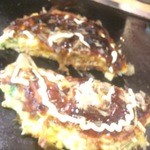 Okonomiyaki Chiyo - 豚玉！ 美味しそうだけど、おいらにはやや小ぶり