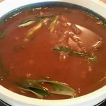 カレーうどん。スパイシーで濃厚