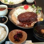 レストラン 牛石 - ハンバーグ定食