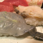 江戸前寿司 ちかなり - エビとつぶ貝