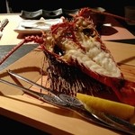 網元の宿 ろくや - 2015.11 伊勢海老塩焼き