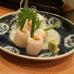 大寿司 - うにのひらめ巻き