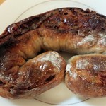 パン工房 夢風車 - ゴルゴンゾーラとはちみつのくるみフランス(252円)