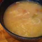 味噌汁が旨い＾＾；