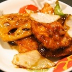 中国菜館 あんずの花 - 黒酢酢豚
