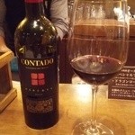 Cafe&Shop Seed - ボトルワインで注文_アリアニコ・コンタド・ リゼルヴァ_イタリア南部モリーゼ州の辛口ワイン(20151228撮影)