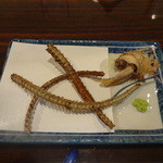 肝わさ、骨せんべい