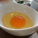 ウフウフガーデン - 「たまごや」の贅沢たまごかけごはん御膳(ドリンクセット￥1200)