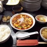 china kitchen ゆの葉 - 四川風麻婆豆腐セット