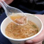 阿宗麺線 - 味がシミた豚ホルモン