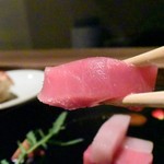 フレンチ割烹 宿 - 本マグロの中トロのいぶし銀の美味さ♪