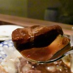 フレンチ割烹 宿 - 柔らかい牛タン、これは美味し！