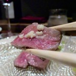 フレンチ割烹 宿 - シンプルに岩塩で食べるのだ