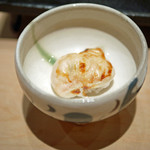 すし匠 齋藤 - 下に酢飯を敷いた九州産トラふぐの白子