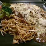 ほり川 - よこすか海軍カレー×竹原お好み焼きほり川 焼きカレー焼きそば＠ほり川（2015年12月某日）