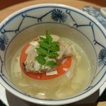 祇園迦陵 - お凌ぎ：蛤の飯蒸し