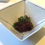 ラ メゾン ヒトトキ - 小鉢(牛ヒレ肉で作った肉味噌)