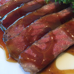 国産牛サーロインのロースト レフォールソース