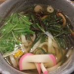 伊予路 - 山菜うどん ¥750