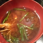 鮨 惣五郎 - しらさえびの赤だし