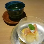 いはら田 - チーズケーキと柚子ソース
