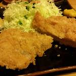 かつ善 - 低温でじっくり揚げたロースカツです。