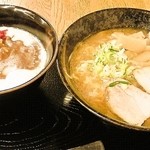 三代目 京ラーメン - ラーメン・温玉カレーセット850円