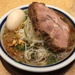 神名備 - 醤油ラーメン（1,296円）、玉子（108円）