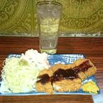 にし川 - とんかつポテトサラダ添え