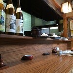 升かね - 201601 升かね 店内（座席より右まわり）→