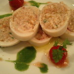 ビストロ ラ・ターシュ・ド・ルージュ - 赤イカのファルス・春菊のソース