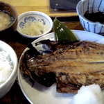 大吉三 - アジ干物の定食です